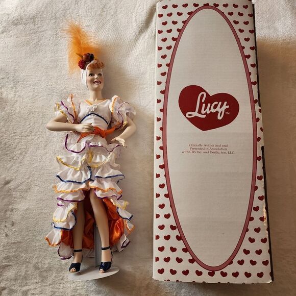 The Hamilton Collection Vintage I Love Lucy Porcelean Doll 20" - Picture 1 of 12
